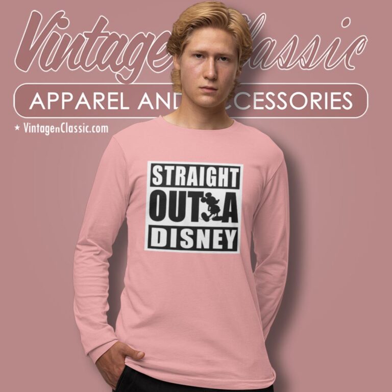 Straight Outta Disney Mickey Long Sleeve Tee Straight Outta Disney Mickey Long Sleeve Tee