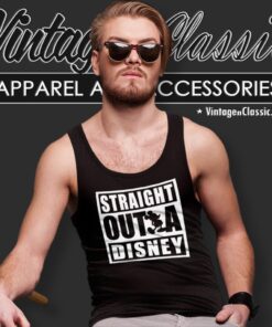 Straight Outta Disney Mickey Tank Top Racerback