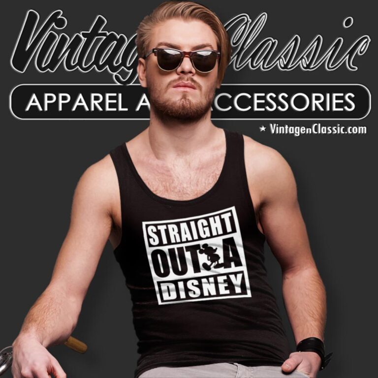 Straight Outta Disney Mickey Tank Top Racerback Straight Outta Disney Mickey Tank Top Racerback