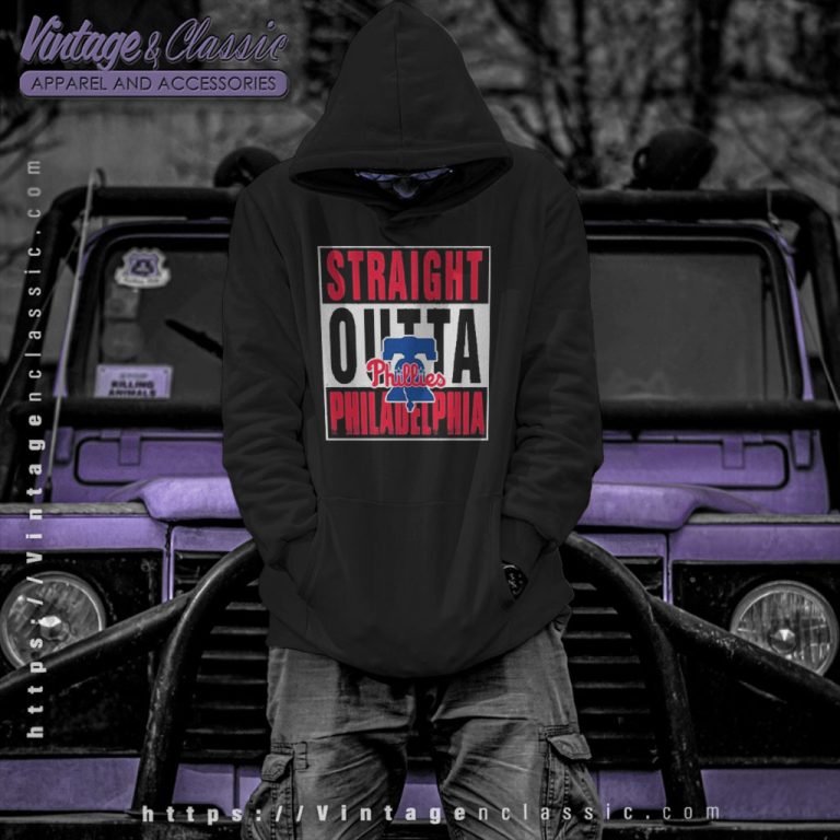 Straight Outta Philadelphia Phillies Hoodie Straight Outta Philadelphia Phillies Hoodie
