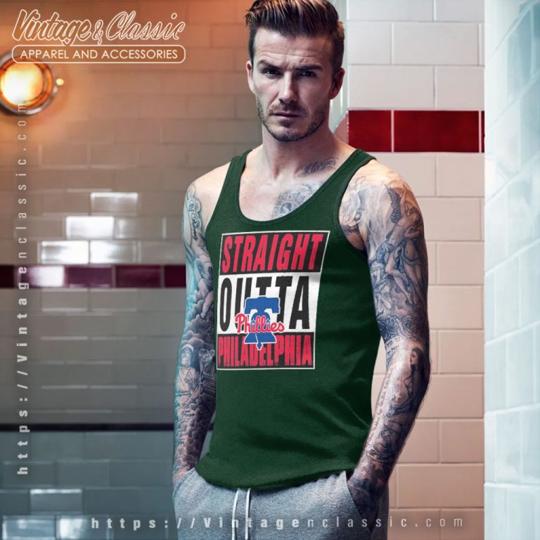 Straight Outta Philadelphia Phillies Tank Top Racerback Straight Outta Philadelphia Phillies Tank Top Racerback