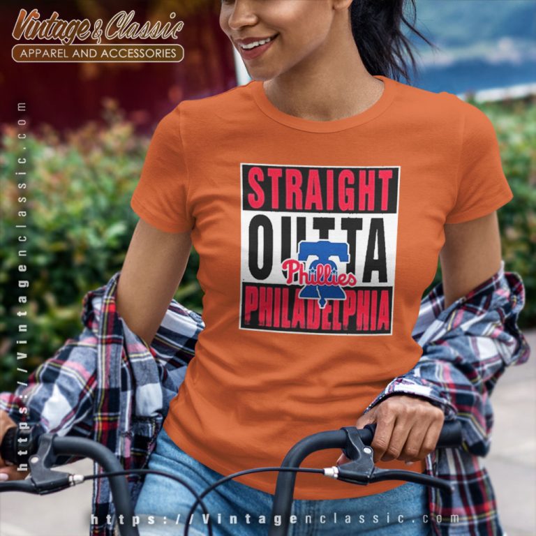 Straight Outta Philadelphia Phillies Women T Shirt Straight Outta Philadelphia Phillies Women T Shirt
