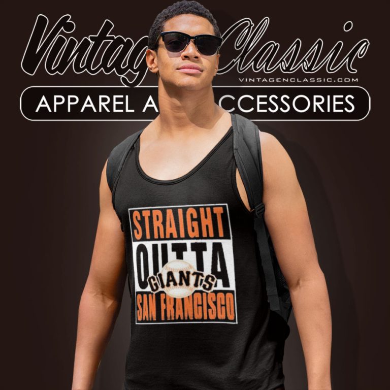 Straight Outta San Francisco Giants Tank Top Racerback Straight Outta San Francisco Giants Tank Top Racerback