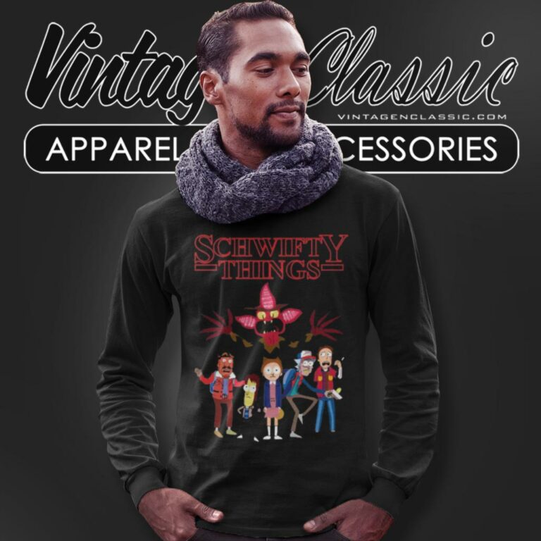 Stranger Ricks Schwifty Things Long Sleeve Tee Stranger Ricks Schwifty Things Long Sleeve Tee