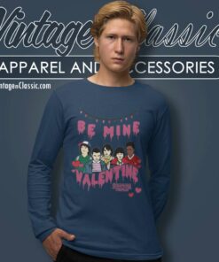 Stranger Things Be Mine Valentine Long Sleeve Tee