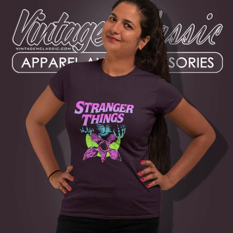 Stranger Things Demogorgon Moon Women TShirt Stranger Things Demogorgon Moon Women TShirt