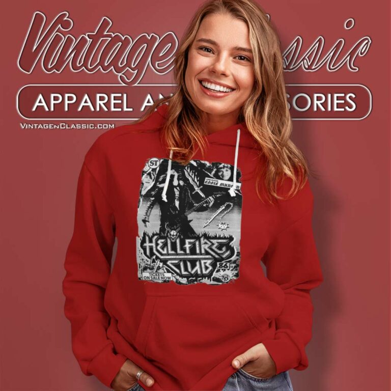 Stranger Things Eddie Munson Concert Poster Hoodie Stranger Things Eddie Munson Concert Poster Hoodie