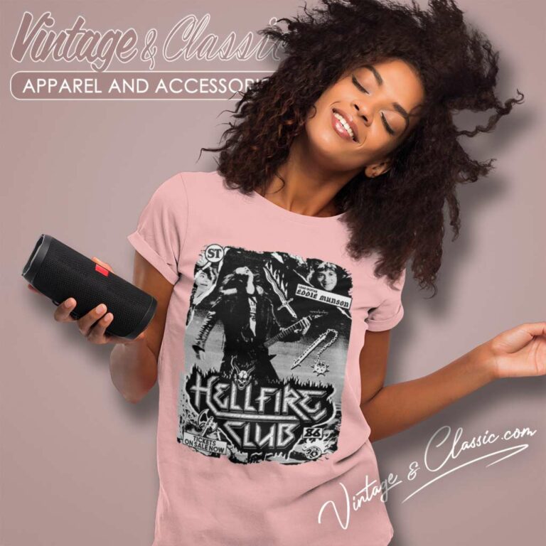 Stranger Things Eddie Munson Concert Poster Women TShirt Stranger Things Eddie Munson Concert Poster Women TShirt