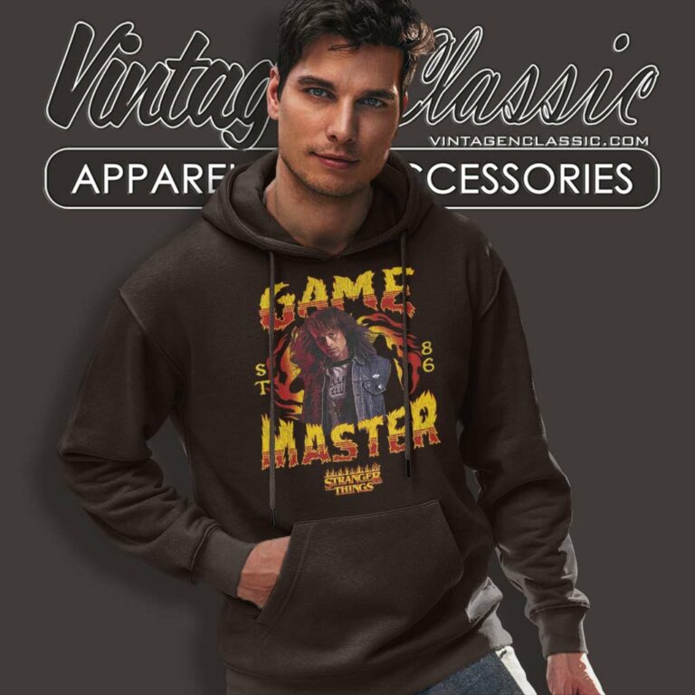 Stranger Things Eddie Munson Game Hoodie Stranger Things Eddie Munson Game Hoodie