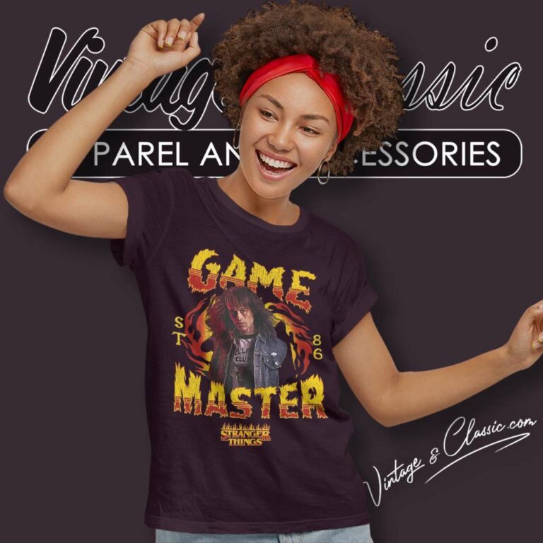 Stranger Things Eddie Munson Game Women TShirt Stranger Things Eddie Munson Game Women TShirt
