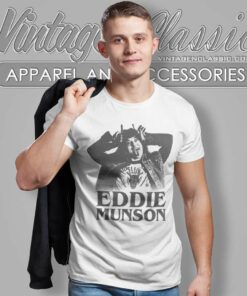 Stranger Things Eddie Munson Horns T Shirt 1