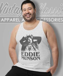 Stranger Things Eddie Munson Horns Tank Top Racerback 1