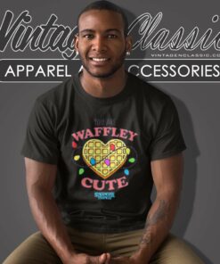 Stranger Things Heart Waffley Cute T Shirt