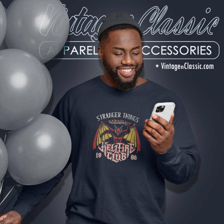 Stranger Things Hellfire Band 1986 Sweatshirt Stranger Things Hellfire Band 1986 Sweatshirt