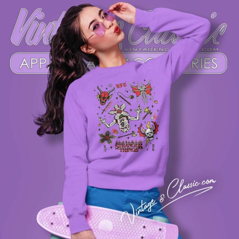 Stranger Things Hellfire Club Icons Sweatshirt 1 Stranger Things Hellfire Club Icons Sweatshirt 1