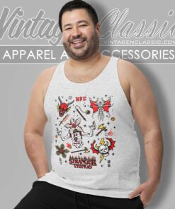 Stranger Things Hellfire Club Icons Tank Top Racerback 1