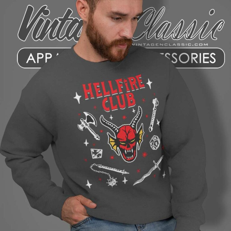 Stranger Things Hellfire Club Sweatshirt Stranger Things Hellfire Club Sweatshirt