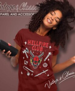 Stranger Things Hellfire Club Women TShirt