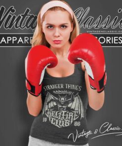Stranger Things Hellfire Metal Band Tank Top Racerback 1