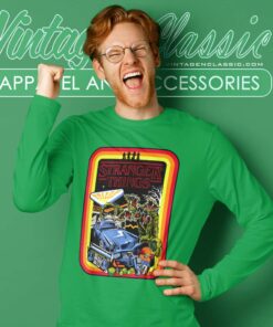Stranger Things Retro Mashup Shirt 6 Stranger Things Mashup Long Sleeve Tee