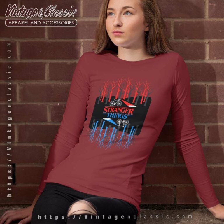 Stranger Things Shirt The Upside Down Long Sleeve Tee Stranger Things Shirt The Upside Down Long Sleeve Tee