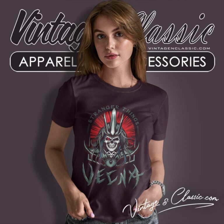Stranger Things Vecna Tombstone Badge Women TShirt 1 Stranger Things Vecna Tombstone Badge Women TShirt 1