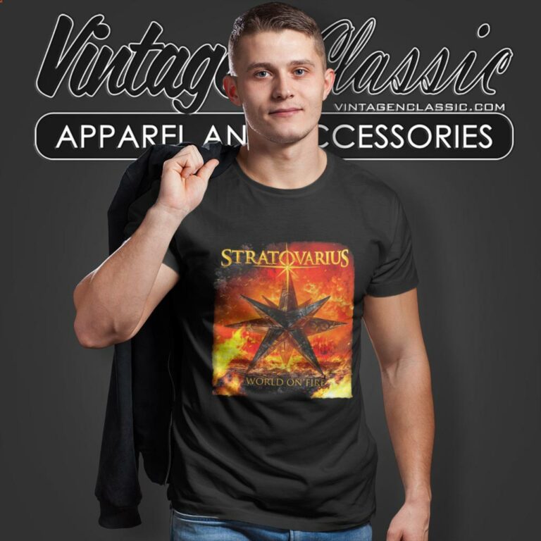 Stratovarius Shirt World On Fire T Shirt Stratovarius Shirt World On Fire T Shirt