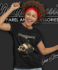 Stratovarius Survive Skull Women T Shirt