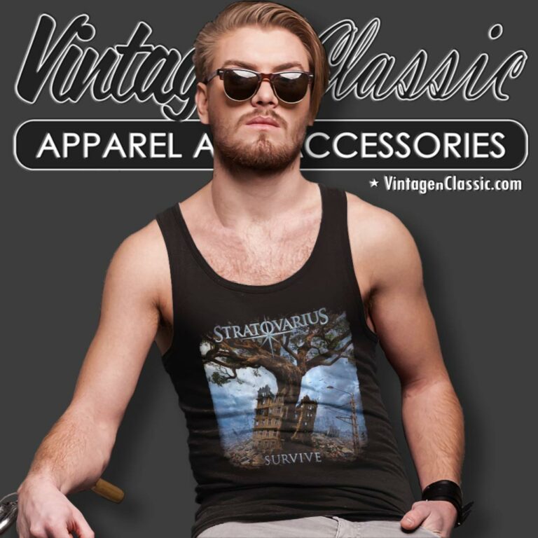 Stratovarius Survive Tree Tank Top Racerback Stratovarius Survive Tree Tank Top Racerback