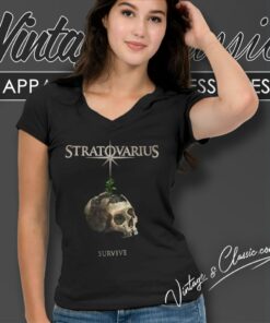 Stratovarius Survive V Neck TShirt
