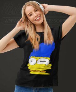 Stretched Marge Simpson Women TShirt
