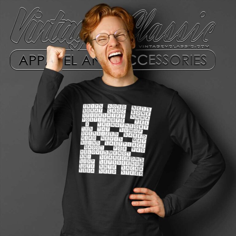 Stuffed Crossword Clue Shirt Long Sleeve Tee Stuffed Crossword Clue Shirt Long Sleeve Tee