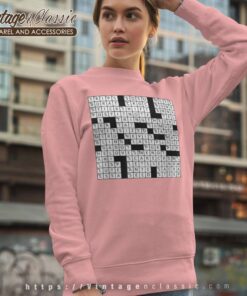 Stuffed Crossword Clue Shirt Sweatshirt