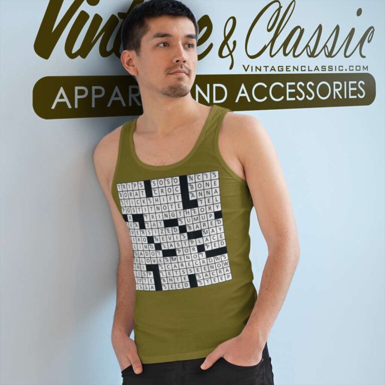 Stuffed Crossword Clue Shirt Tank Top Racerback Stuffed Crossword Clue Shirt Tank Top Racerback