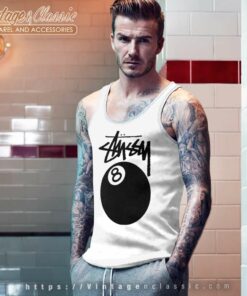 Stussy 8 Ball Big Logo Tank Top Racerback