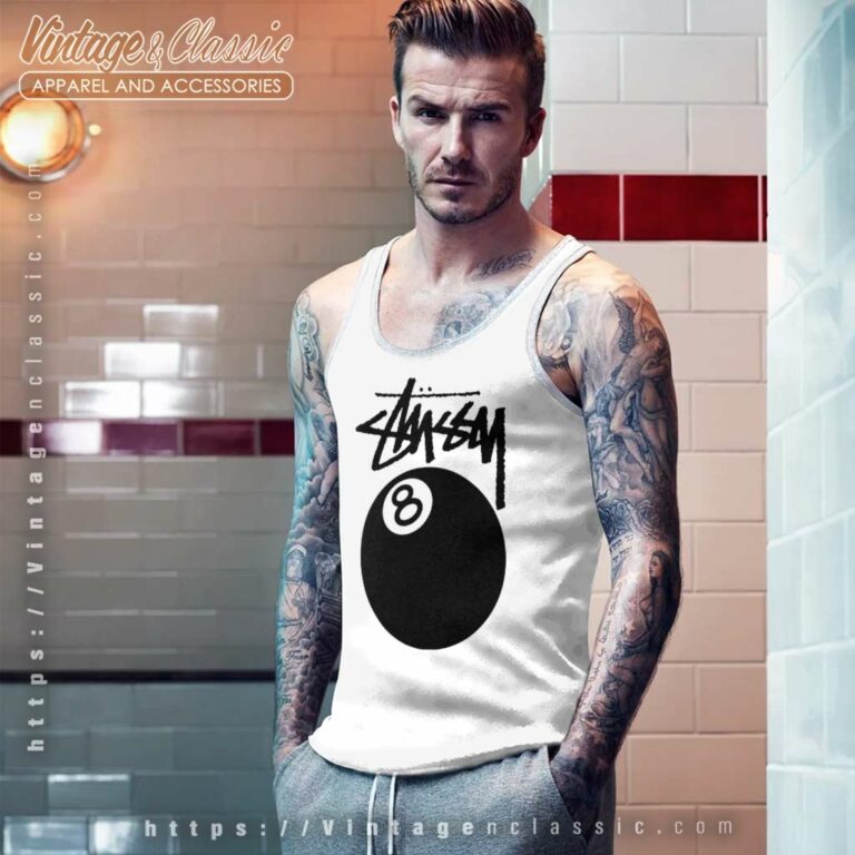 Stussy 8 Ball Big Logo Tank Top Racerback Stussy 8 Ball Big Logo Tank Top Racerback