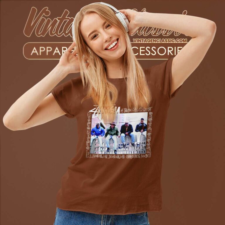 Stussy A Tribe Called Quest Women TShirt Stussy A Tribe Called Quest Women TShirt