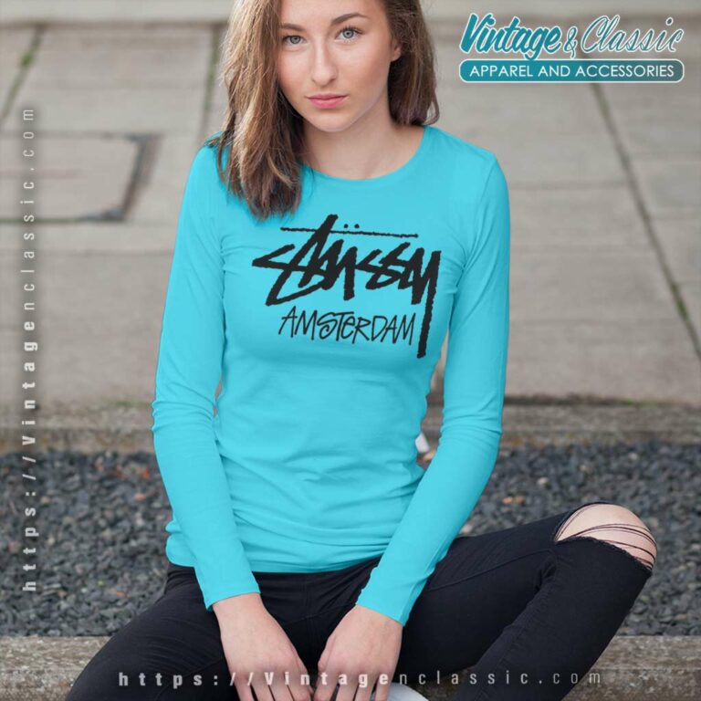 Stussy Amsterdam Basic Logo Long Sleeve Tee Stussy Amsterdam Basic Logo Long Sleeve Tee