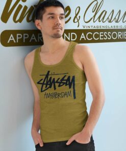 Stussy Amsterdam Basic Logo Tank Top Racerback