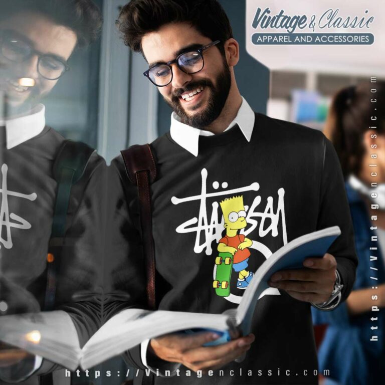 Stussy Bart Simpson Skate Sweatshirt Stussy Bart Simpson Skate Sweatshirt