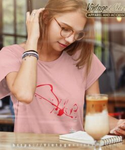 Stussy Blood Splatter Drip Technique Women TShirt