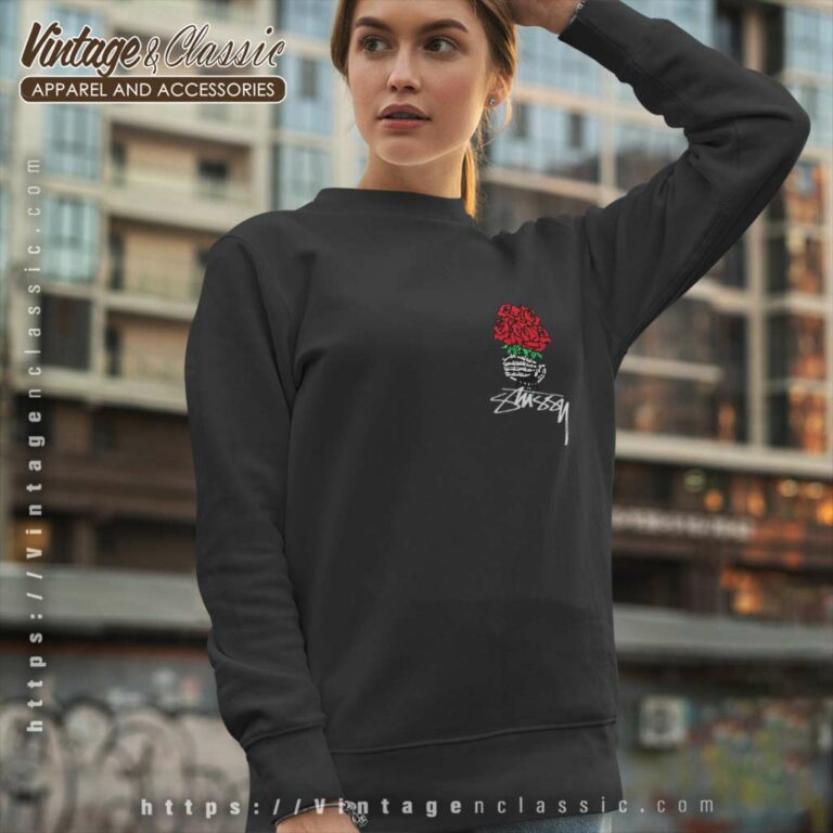 Stussy Bouquet Pig Dyed Sweatshirt Stussy Bouquet Pig Dyed Sweatshirt