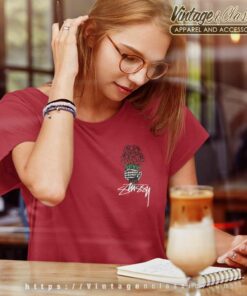 Stussy Bouquet Pig Dyed Women TShirt