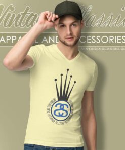 Stussy Crown Link V Neck TShirt