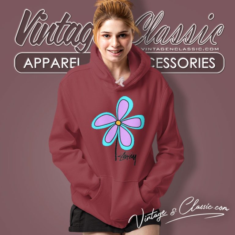 Stussy Flower Hoodie Stussy Flower Hoodie