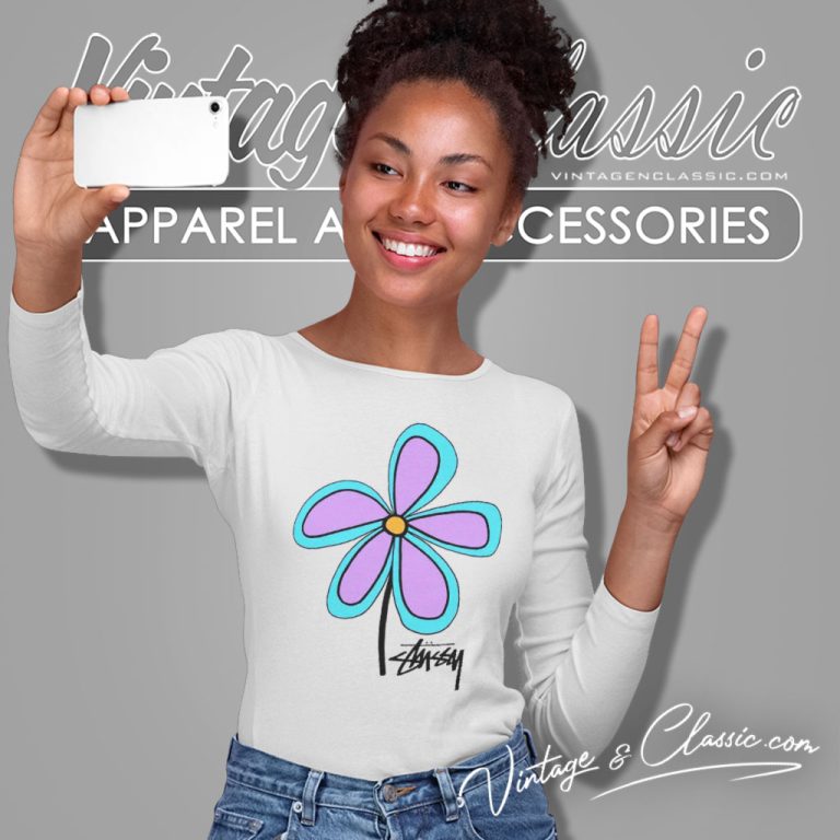 Stussy Flower Long Sleeve Tee Stussy Flower Long Sleeve Tee