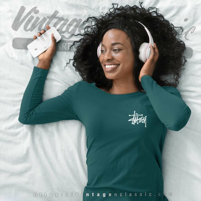 Stussy Fuzzy Dice Long Sleeve Tee Stussy Fuzzy Dice Long Sleeve Tee