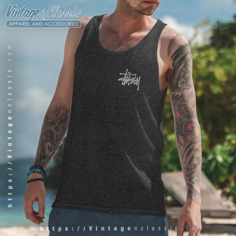 Stussy Fuzzy Dice Tank Top Racerback Stussy Fuzzy Dice Tank Top Racerback