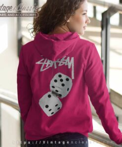 Stussy Fuzzy Dice Women Hoodie