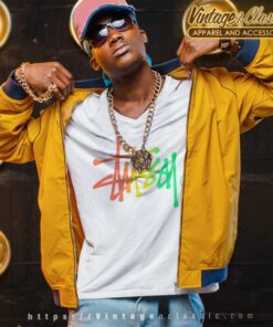 Stussy Gradient Classic Logo V Neck TShirt